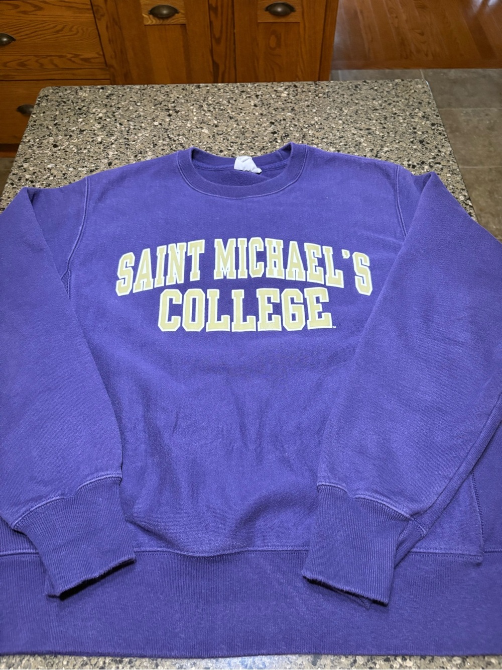 Champion Purple Saint Michael's College Crewneck Sweatshirt